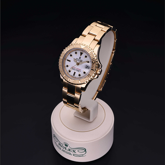 Rolex Certified Pre-Owned: Oyster Perpetual Yacht-Master 29, 29 mm, in Oro 18 CT.G,  1995, 69628