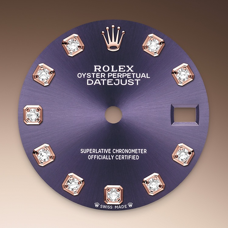 Lady-Datejust M279381RBR-0016 - Il quadrante <i>aubergine</i> | L'Angolo delle Ore