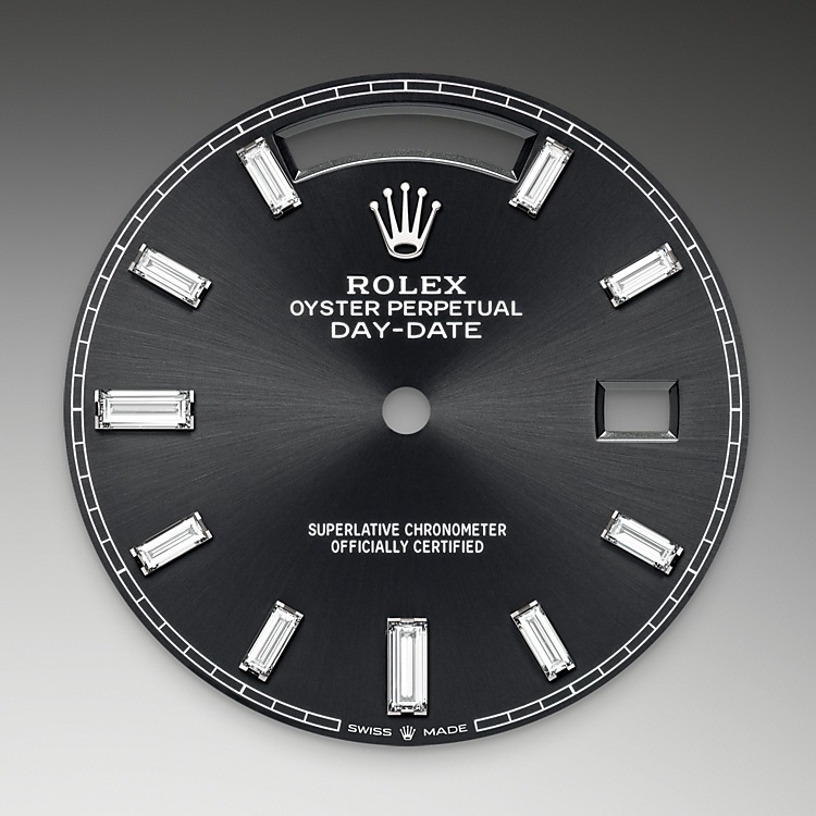 Day-Date M228349RBR-0003 - Il quadrante nero vivo | L'Angolo delle Ore