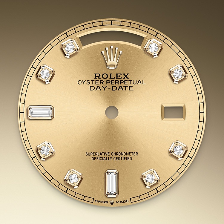 Day-Date M128238-0008 - Il quadrante color <i>champagne</i> | L'Angolo delle Ore