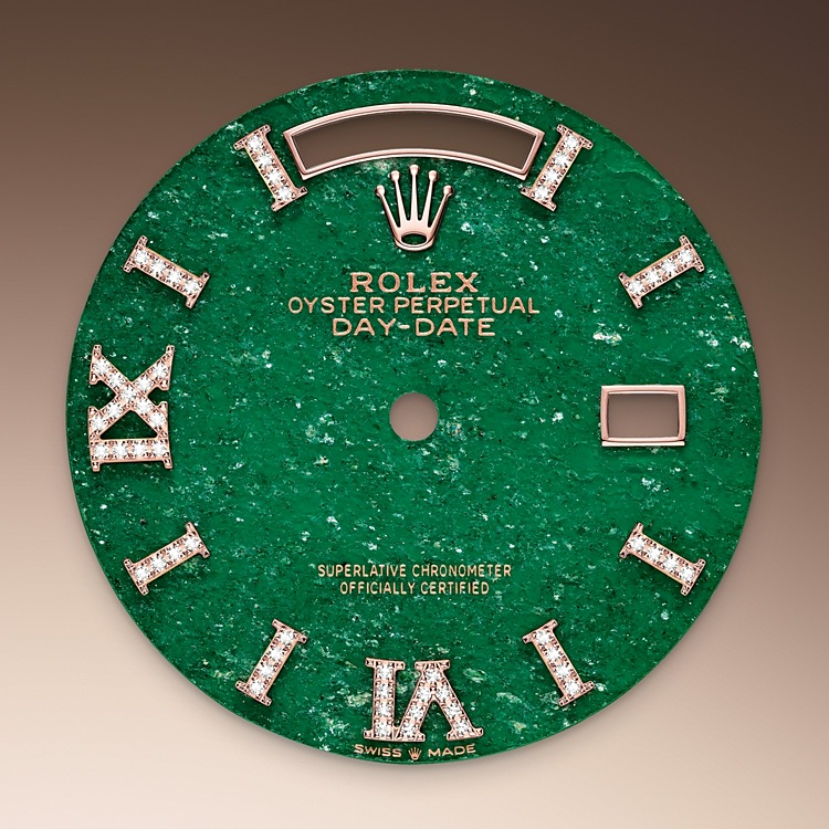 Day-Date M128345RBR-0068 - Quadrante in avventurina verde | L'Angolo delle Ore