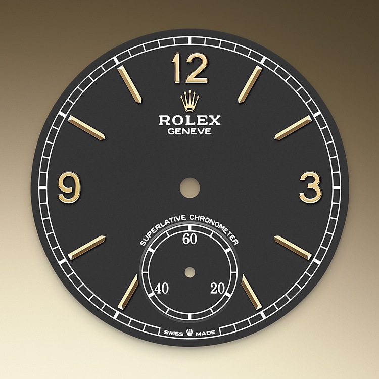 1908 M52508-0002 - Il quadrante nero intenso | L'Angolo delle Ore