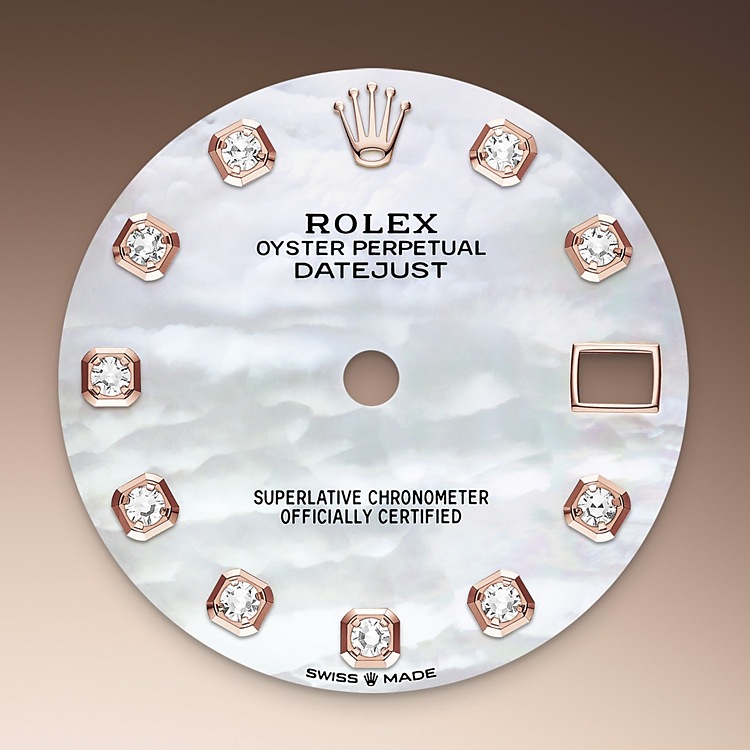 Datejust M278285RBR-0005 - Il quadrante in madreperla | L'Angolo delle Ore