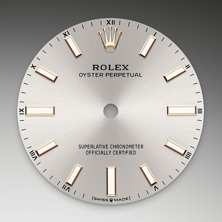  Oyster Perpetual  M124200-0001 -  Il quadrante argentato | L'Angolo delle Ore