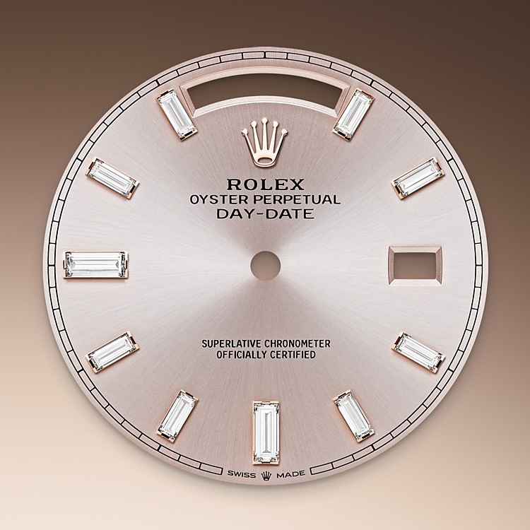 Day-Date M228345RBR-0007 - Il quadrante <i>Sundust</i> | L'Angolo delle Ore