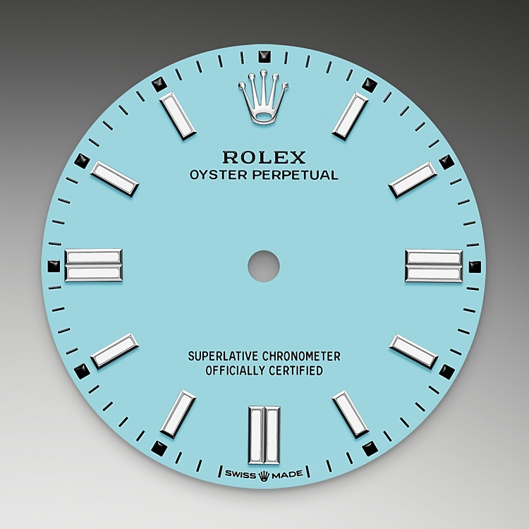  Oyster Perpetual  M126000-0006 -  Il quadrante turchese chiaro | L'Angolo delle Ore
