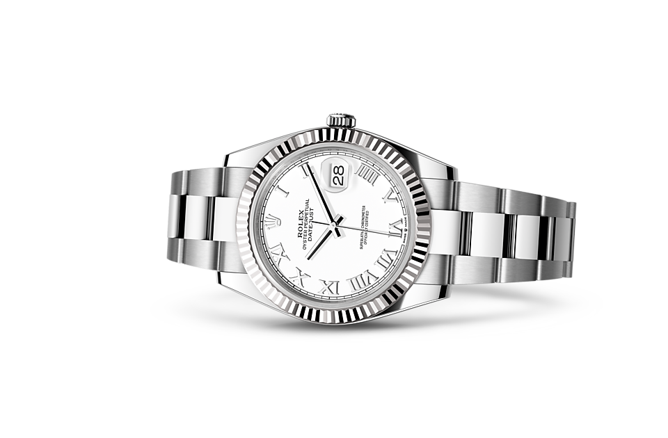 Datejust di Rolex in Rolesor bianco combinazione di acciaio