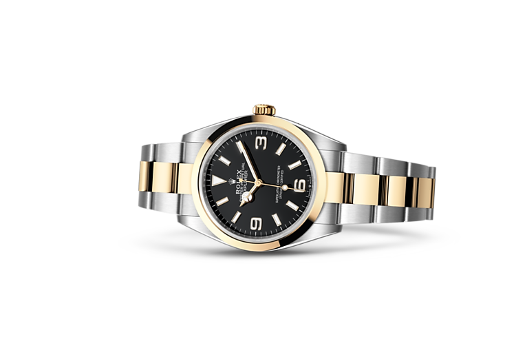  Explorer di Rolex in Rolesor giallo (combinazione di acciaio Oystersteel e oro giallo), M124273-0001 | L'Angolo delle Ore