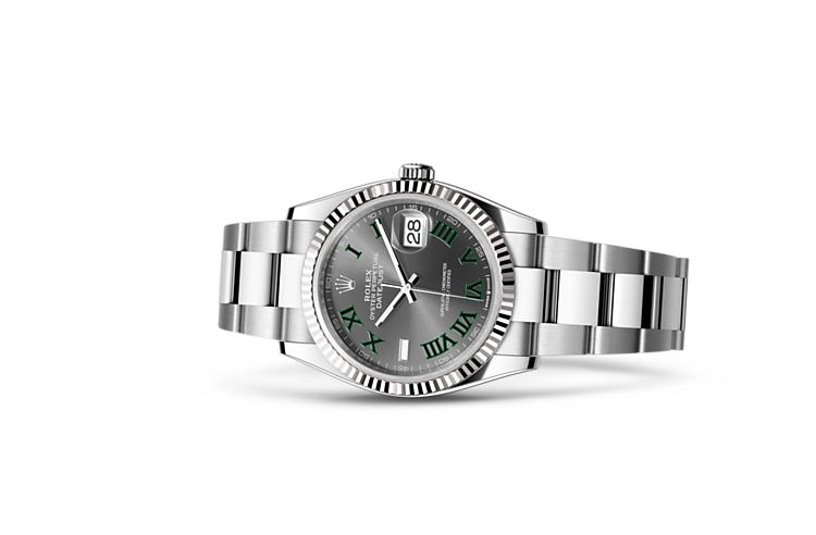  Datejust di Rolex in Rolesor bianco (combinazione di acciaio Oystersteel e oro bianco), M126234-0046 | L'Angolo delle Ore