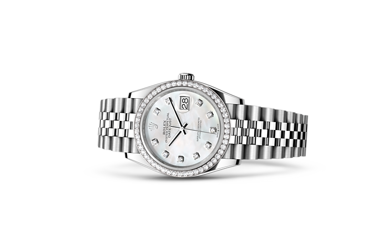  Datejust di Rolex in White Rolesor - combination of Oystersteel and white gold, M126284RBR-0011 | L'Angolo delle Ore