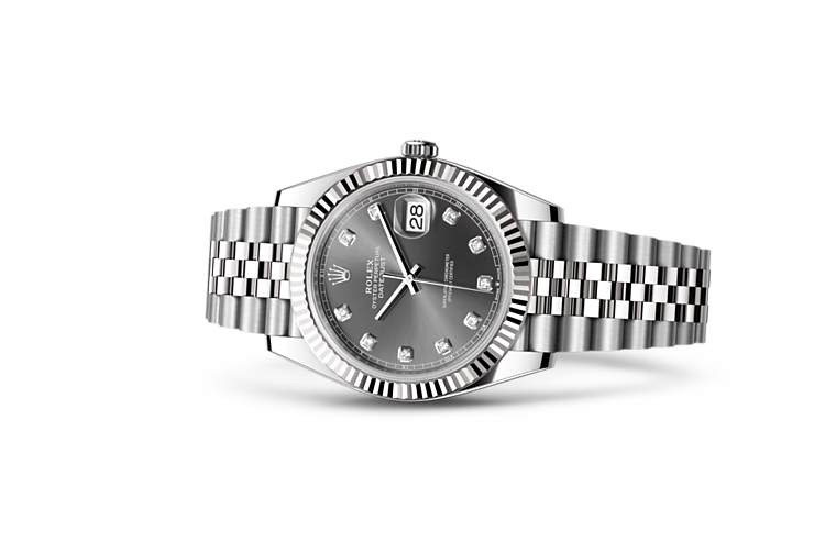  Datejust di Rolex in Rolesor bianco (combinazione di acciaio Oystersteel e oro bianco), M126334-0006 | L'Angolo delle Ore