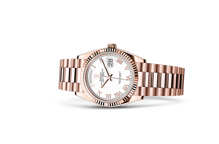  Day-Date di Rolex in oro Everose 18 ct, M128235-0052 | L'Angolo delle Ore