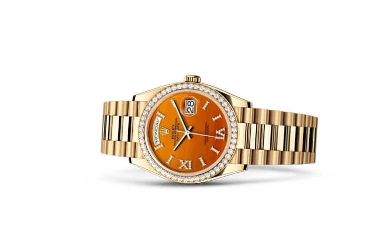  Day-Date di Rolex in 18 ct yellow gold, M128348RBR-0049 | L'Angolo delle Ore