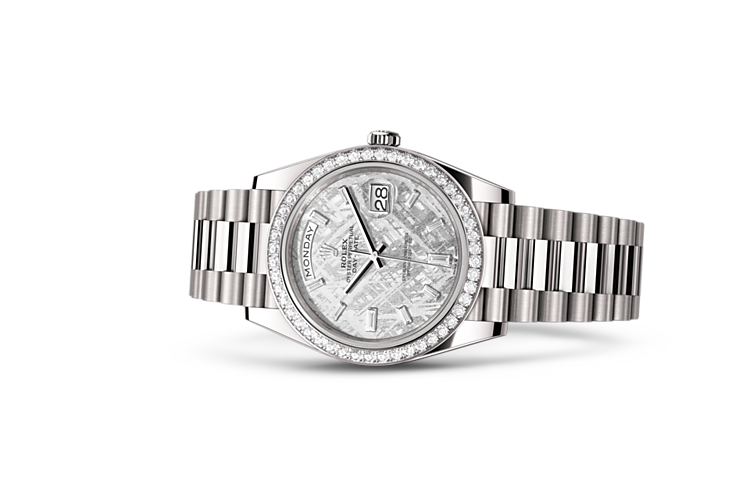  Day-Date di Rolex in oro bianco 18 ct, M228349RBR-0040 | L'Angolo delle Ore