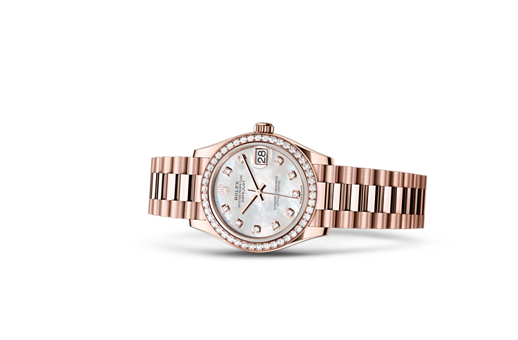  Datejust di Rolex in 18 ct Everose gold, M278285RBR-0005 | L'Angolo delle Ore