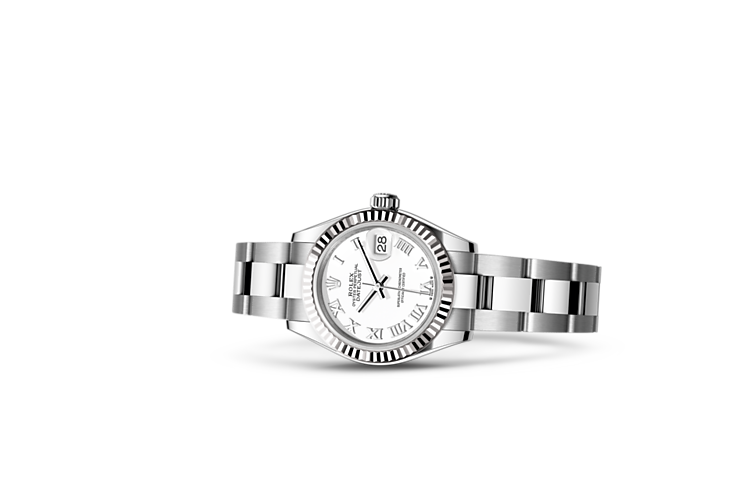  Lady-Datejust di Rolex in Rolesor bianco (combinazione di acciaio Oystersteel e oro bianco), M279174-0020 | L'Angolo delle Ore
