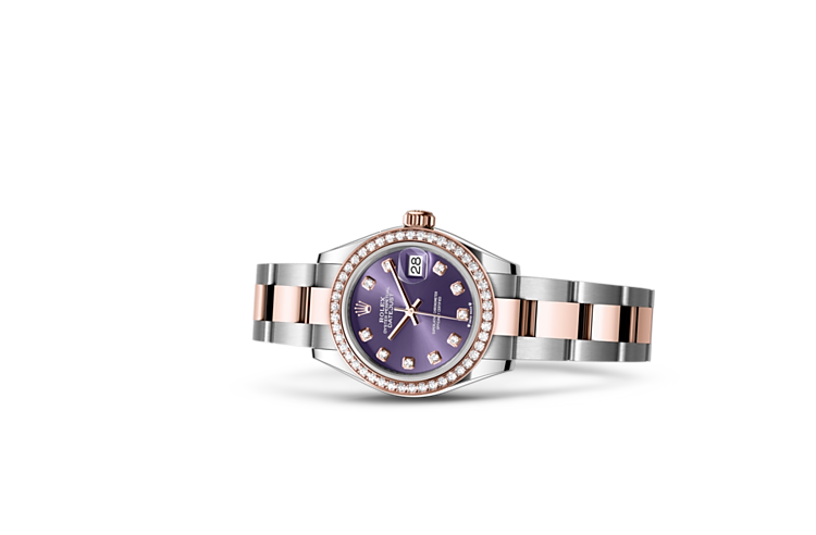  Lady-Datejust di Rolex in Rolesor Everose (combinazione di acciaio Oystersteel e oro Everose), M279381RBR-0016 | L'Angolo delle Ore