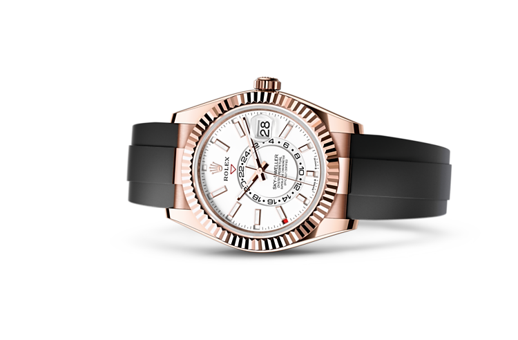  Sky-Dweller di Rolex in 18 ct Everose gold, M336235-0003 | L'Angolo delle Ore