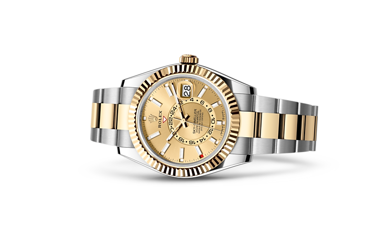  Sky-Dweller di Rolex in Rolesor giallo (combinazione di acciaio Oystersteel e oro giallo), M336933-0001 | L'Angolo delle Ore