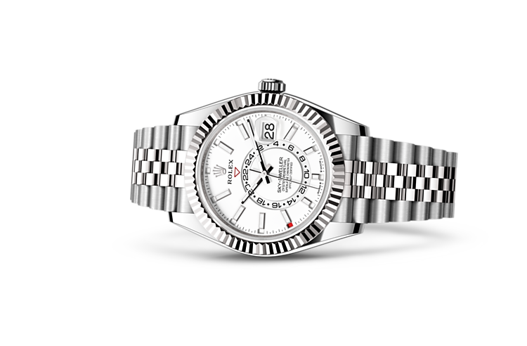  Sky-Dweller di Rolex in Rolesor bianco (combinazione di acciaio Oystersteel e oro bianco), M336934-0004 | L'Angolo delle Ore