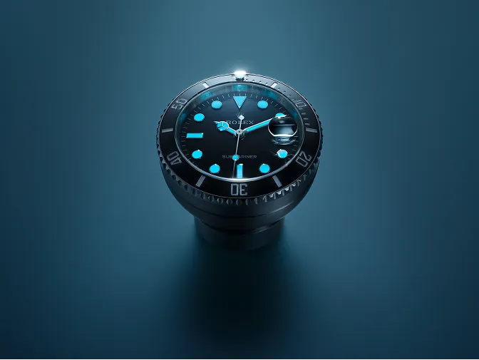 Pendoletta con calendario Rolex